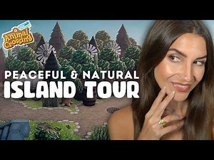 The Most Peaceful Natural Island You'll Ever See | Animal Crossing: New Horizons Island Tour