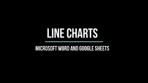UNIV106 Line Charts Excel and Sheets
