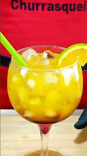Orange Sunrise Gin and Tonic: The Perfect Drink #manualdochurrasqueiro