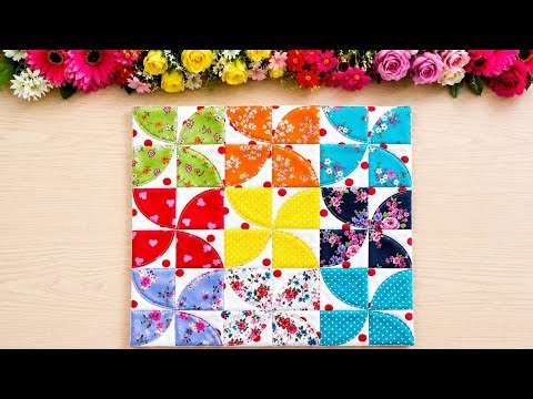 No One Believes This Quilt Block Starts With One Circle!