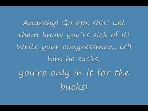The Vandals - Anarchy Burger [w/ on screen lyrics]
