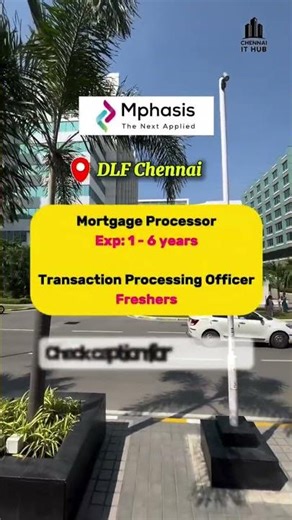 📢 Hiring Alert – Processor (Mortgage) 🏢 #fresherhiring #chennai #job #worldcup