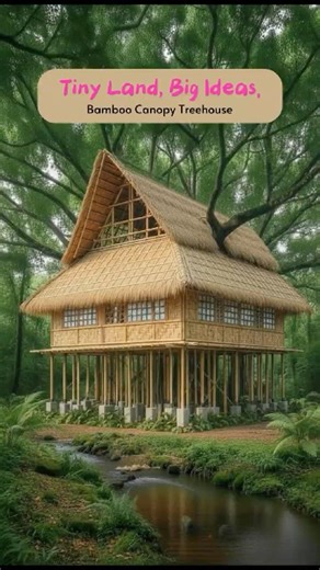 The Bamboo Canopy Treehouse: A Modern Bahay Kubo Floating in an Ancient Banyan Tree