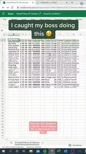 Autofill Rows and Cols #excel #exceltricks #exceltips #exceltraining #exceltutorial | LEARN MORE