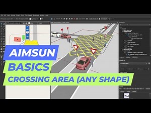 Aimsun Tutorial - Crossing areas (with any shape)