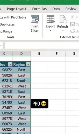 How to filter w/ #slicers in #excel ❗️❗️ #microsoftoffice #microexcel #exceltricks #excelcourse