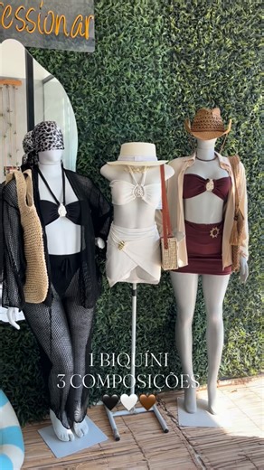Menina Verão | Moda Praia - Taipas on Instagram: "1 biquíni 3 composições Qual é a sua cara ? 🖤🤍🤎 Looks elegantes para o verão você encontra aqui na menina verão Atendimento link na bio Loja física: av Raimundo Pereira de Magalhães 12600 SP Envios por todo Brasil 🇧🇷 #lookpraia #biquinis #biquini #lookpraiano #modapraia #biquinisbrasileiros #bikini #empreendedorismofeminino #biquíni #empreendedorismofeminino #lojafeminina"