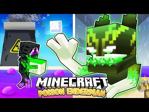 I Survived 100 DAYS as a POISON ENDERMAN in HARDCORE Minecraft!