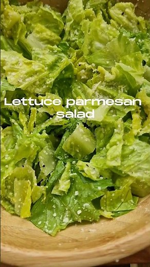 Lettuce Parmesan Salad 🥗