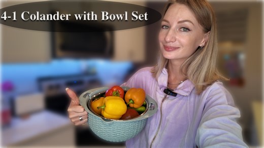 Watch 4-1 Colander with Bowl Set.mp4 on Amazon Live