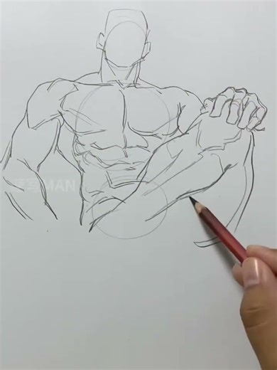 你尝试过一气呵成的爽感吗？ #art #drawing #sketch