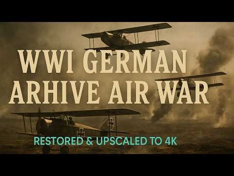 Lost WWI German Air Battles—Aerial Footage Restored Like Never Before! ✈️🎞️