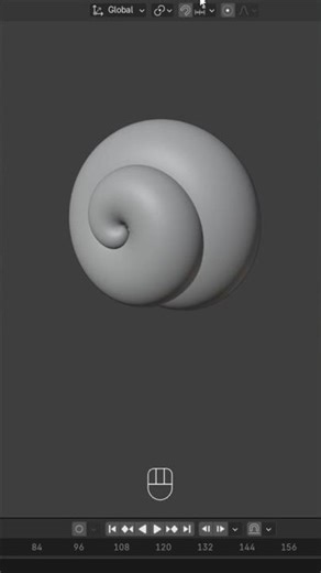 how to make a cylindrical golden fold in blender #blender #3dmodeling #tutorials #shorts