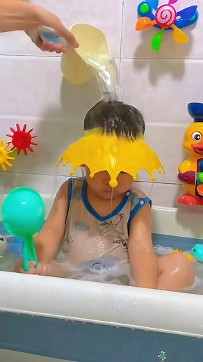 Baby Shower Cap for Kids - Prevent Water in Eyes and Ears