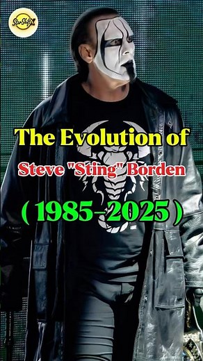 The Evolution of Steve "Sting" Borden#Sting#Steve Borden#WCWLegend#CrowSting#WrestlingIcon