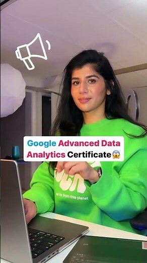 Google Advanced Data Analytics Certificate Just LAUNCHED 📣
