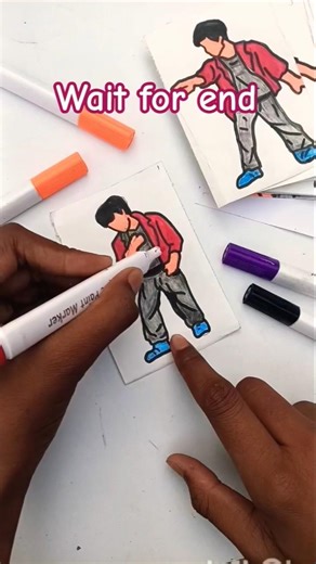 Bairi Song Flipbook Dance 💃 | Step by Step Flipbook Animation | Amazing Lipbook Art #shorts