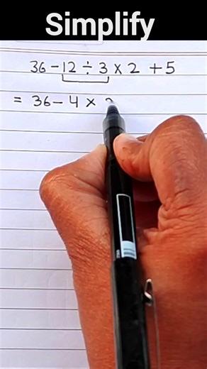 Simplification | BODMAS