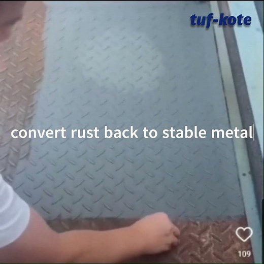 tuf-kote® CONVERUST RC800 : Water Based Rust Converter and Primer, Convert Rust to Stable Metal