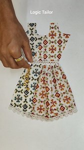 New Sewing Patterns Design Cutting Easy Method Tutorial #reels #sewing #new #logictailor #baby #design #frock #tailor #fashion | Logic Tailor