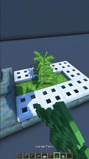 Quick & Easy Minecraft Decoration Idea | Survival Build Tips #shorts