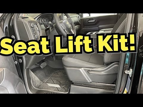 Chevy Silverado Seat Spacer Kit Installation 2019+