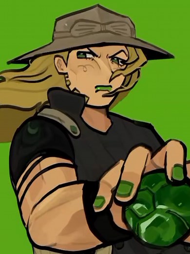 Gyro Zeppeli Animation Timelapse from JoJo's Bizarre Adventure