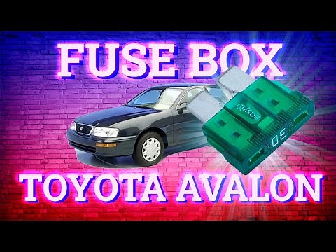 Toyota Avalon (1995-1999) fuse box location and diagrams