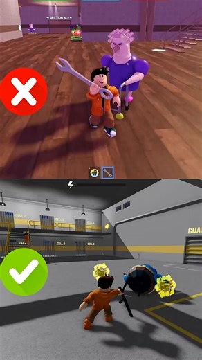 Evil Grandma vs Barry in Roblox Obby Challenge