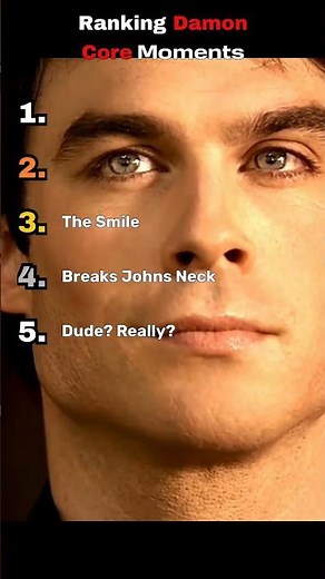 Ranking Damon Salvatore being absolutely unhinged 😭 #vampirediaries