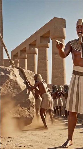 “How Ancient Egypt Built This 😳🏺 #shorts #ancientegypt #pyramids #historyshorts #civilization #egypt