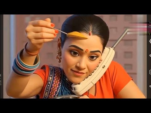 Jetha कीRequest पर Daya बना रही है "Undhiyu; 😍 Tarak Mehta ka Oolta chashma Daya Ben serial💯