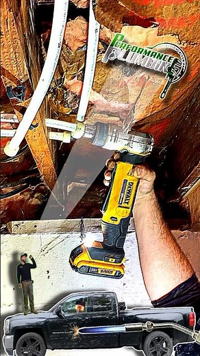 Installing Pex A Using A Dewalt Expansion Gun #performance #plumbing #shorts
