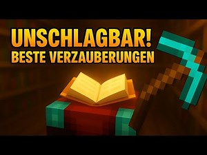 UNBEATABLE 🔥 Best enchantments for your tools | Minecraft 1.21 Tutorial German