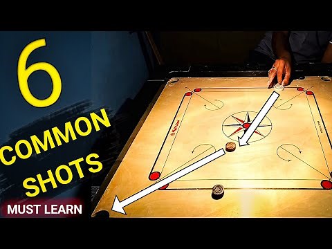 6 strokes in carrom which you must learn || LeArNwithCK #carrom