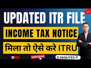 How to File ITRU for Income Tax Notice | Live ITR U Filing Guide in Hindi I Surrender now
