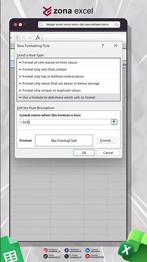 Cara Membuat Garis Boder Tabel Excel Secara Otomatis