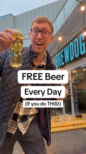 How to get free pints all this week 👀👇🏻 Head to a Brewdog between the hours of 4-5pm, on the following dates, and their cold beers are free (usually £5.95). - Monday 10th Feb - Tuesday 11th Feb - Wednesday 12th Feb - Thursday 13th Feb - Friday 14th Feb You can go each day, and you don’t need to show a coupon or voucher, just ask for a cold beer and they won’t charge you. They’re trying to give away 1,000,000 free pints for some reason 🤣🤷🏻‍♂️ But I’m not complaining. It doesn’t look like th