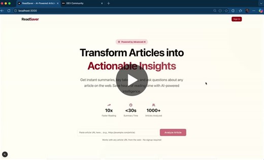 Building ReadSaver: A RAG Project with OpenAI and Next.js | Asif Sadat posted on the topic | LinkedIn