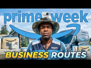 Day In The Life Amazon Delivery Driver | Insane Prime Week: Delivery Driver’s Crazy Business Rush!"