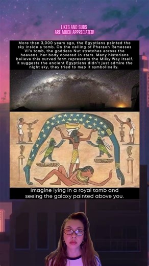 Egyptians Knew About the Milky Way Thousands of Years Ago #mindblown #history #shorts