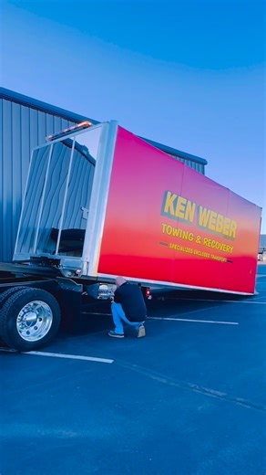 HD Equipment on Instagram: "This one of a kind @tarpstop Fastrak system on a Lynch rollback tow truck for Ken Weber Truck Service is 😎🔥 #custom #towtruck #worklife #fyp #foryoupage"