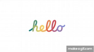 Apple Hello Logo Animation (Recreation) on Make a GIF