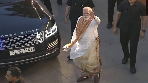 Kurta, Dhoti, Patka: How PM Modi’s Outfit At BJP HQ Tied Northeast Pride To Bengal Victory