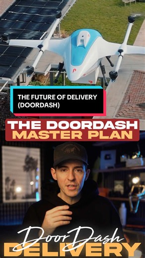 DoorDash is completely reinventing the food delivery space #ai #tech #doordashpartner #robot #drone @DoorDash
