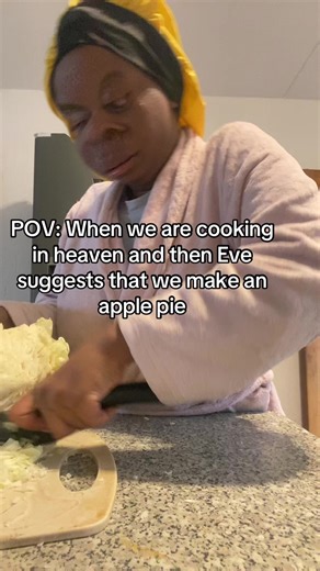 Cooking in Heaven: A Humorous Take on Apple Pie