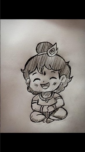 How to Draw Krishna Step-by-Step | Cute to Realistic Krishna Drawing Tutorial ✏️✨