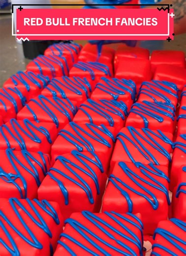 Our Red Bull French fancies are incredible 🎉 | Cakes By Rebecca Ltd