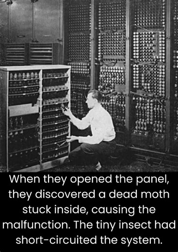 The First Computer Bug Was a Real Insect 🐞#ComputerBug#Debugging#TechHistory#HarvardMarkII#shorts