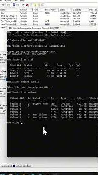 How to shrink a disk in Windows 11 using the Diskpart